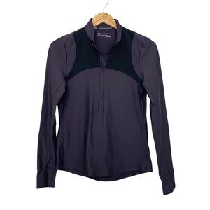 Under Armour Purple Fitted Full Zip Thumb Hole Athletic Runner Jacket Size Small